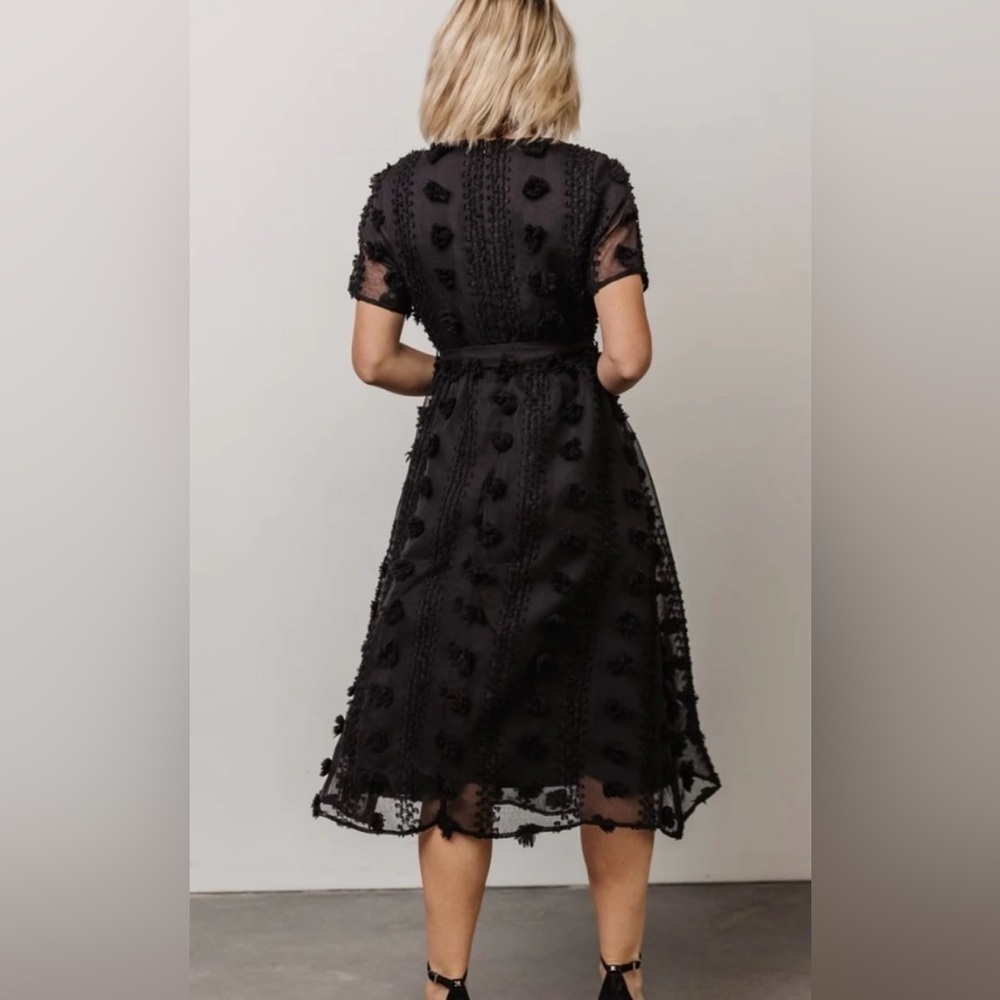 Baltic born darbi floral dot midi dress size small - Picture 2 of 4